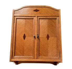 Art Deco Amsterdamse School Wall Cabinet by 't Woonhuys Amsterdam, 1920s